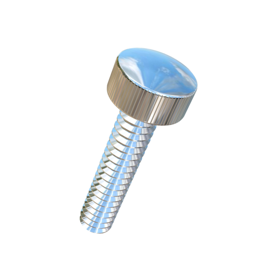 Titanium #10-24 X 7/8 UNC Knurled Allied Titanium Thumb Screw