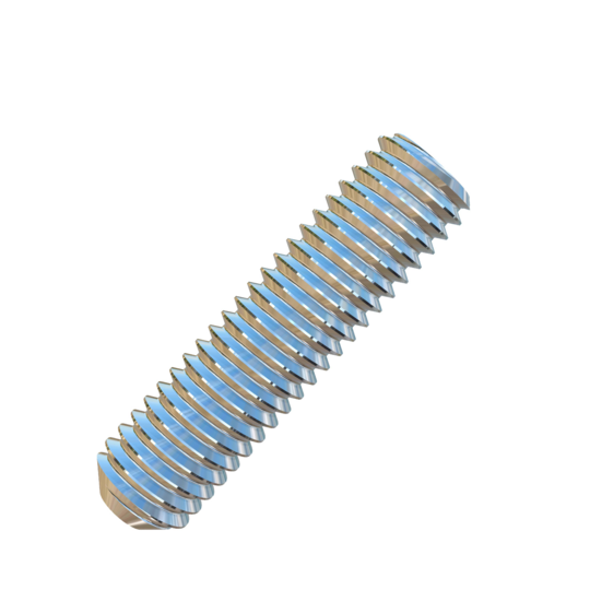 Titanium #10-32 X 3/4 inch UNF Allied Titanium Set Screw, Socket Drive with Flat Point