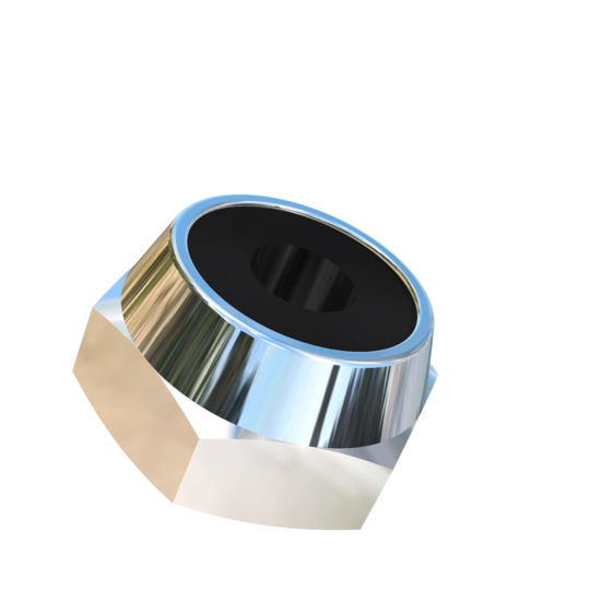 Titanium #4-40 UNC Allied Titanium Hex Nylock Nut