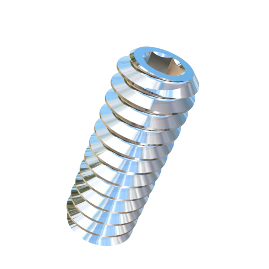 Titanium #4-40 X 5/16 inch UNC Allied Titanium Set Screw, Socket Drive with Cup Point