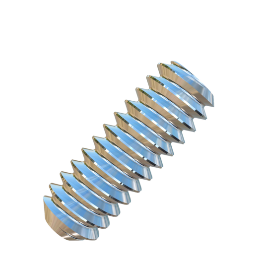 Titanium #4-40 X 5/16 inch UNC Allied Titanium Set Screw, Socket Drive with Flat Point and 3A Threads