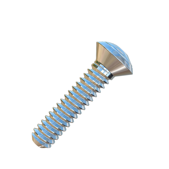 Titanium #6-32 X 5/8 UNC Oval Head Socket Drive Allied Titanium Machine Screw with 3A Threads