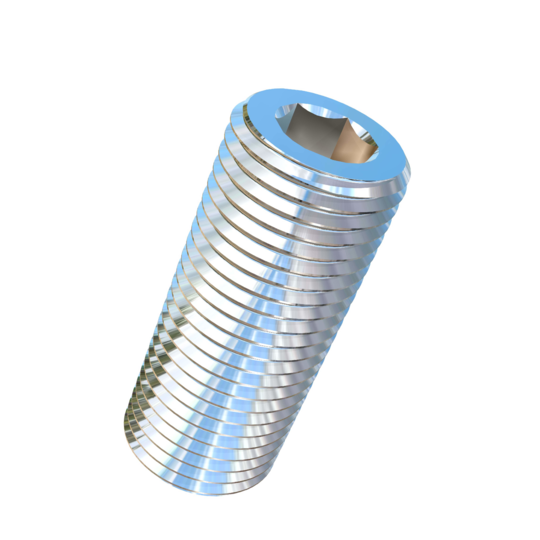 Titanium 1/2-20 X 1-1/4 inch UNF Allied Titanium Set Screw, Socket Drive with Flat Point