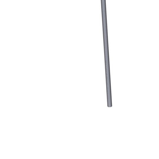 Titanium 1/2-20 X 13-1/4 inch UNF Fully Threaded Allied Titanium Hex Head Bolt (No Dimple)
