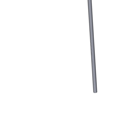 Titanium 1/2-20 X 13-3/4 inch UNF Fully Threaded Allied Titanium Hex Head Bolt (No Dimple)