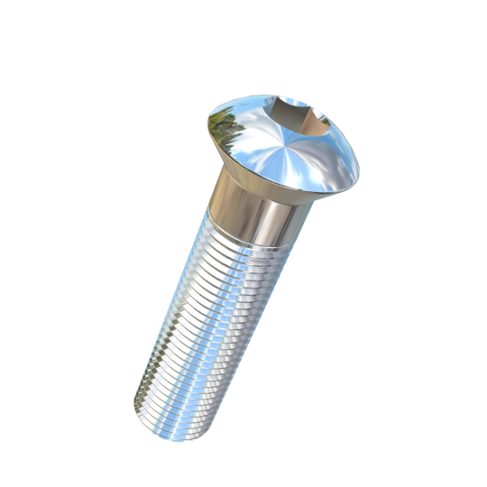 Titanium 1/2-20 X 2 UNF Oval Head, Socket Drive,  Allied Titanium Cap Screw