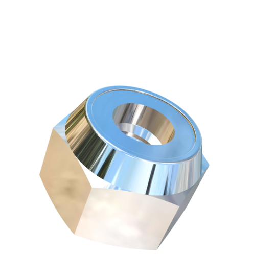 Titanium 1/4-20 UNC Allied Titanium Hex Nylock Nut