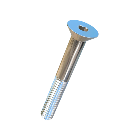 Titanium 1/4-20 X 2 UNC Flat Head Socket Drive Allied Titanium Cap Screw