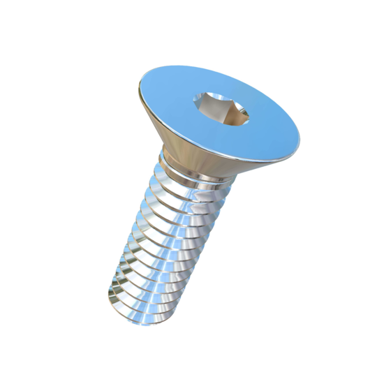 Titanium 1/4-20 X 7/8 UNC Flat Head Socket Drive Allied Titanium Machine Screw