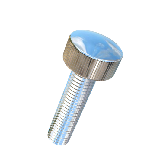 Titanium 1/4-28 X 1 UNF Knurled Allied Titanium Thumb Screw