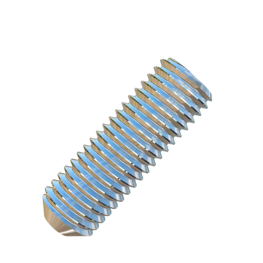 Titanium 1/4-28 X 3/4 inch UNF Allied Titanium Set Screw, Socket Drive with Flat Point