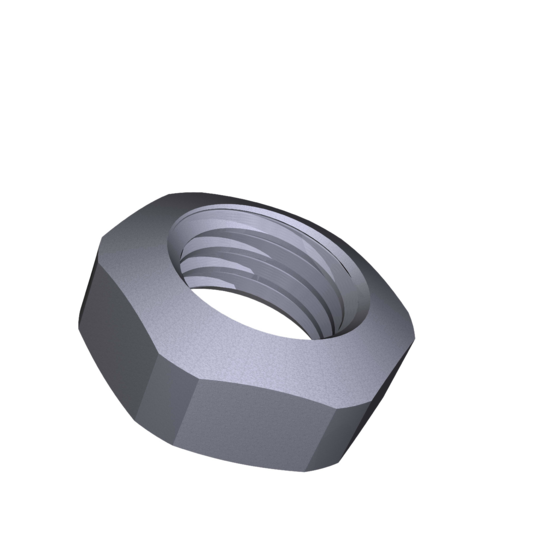 Titanium 3/4-10 Rounded Off Allied Titanium Jam Nut