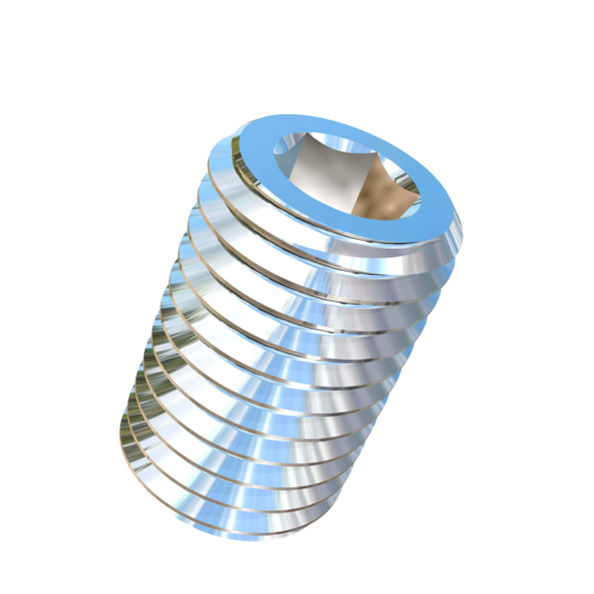 Titanium 3/4-10 X 1-1/4 inch UNC Allied Titanium Set Screw, Socket Drive with Flat Point