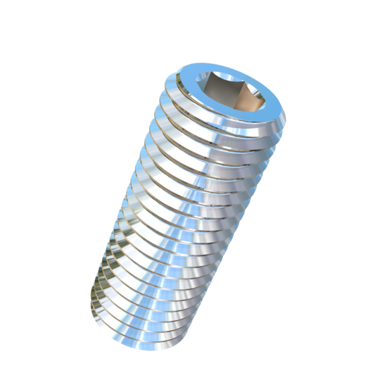 Titanium 3/4-10 X 2 inch UNC Allied Titanium Set Screw, Socket Drive with Flat Point