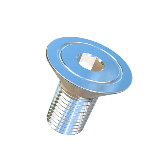 Titanium 3/8-24 X 3/4 UNF Flat Head Socket Drive Allied Titanium Machine Screw with 3A Threads