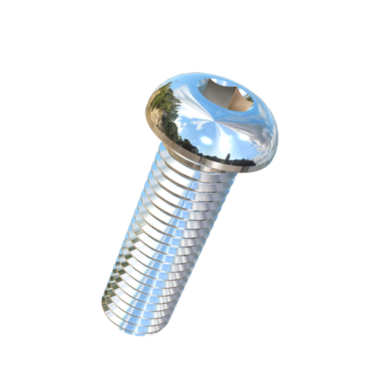 Titanium 5/8-11 X 2 UNC Button Head Socket Drive Allied Titanium Machine Screw