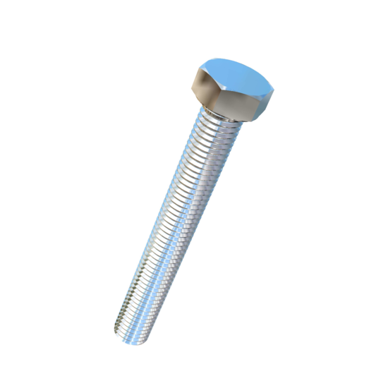 Titanium 5/8-11 X 4-3/4 inch UNC Fully Threaded Allied Titanium Hex Head Bolt (No Dimple)