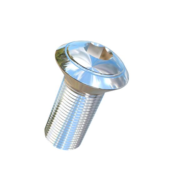 Titanium 7/8-14 X 2 UNF Oval Head, Socket Drive,  Allied Titanium Machine Screw