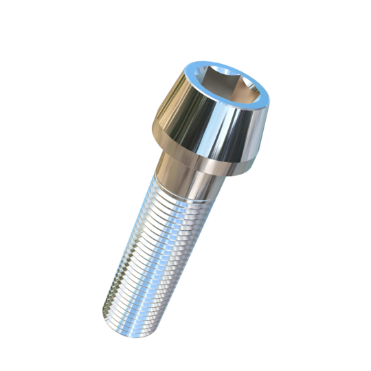 Titanium M12-1.25 Pitch X 45mm Allied Titanium Taper Head Socket Drive Cap Screw