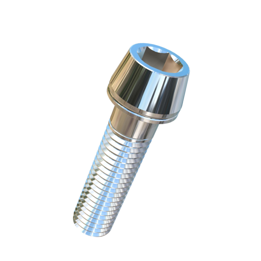 Titanium M12-1.75 Pitch X 45mm Allied Titanium Taper Head Socket Drive Cap Screw