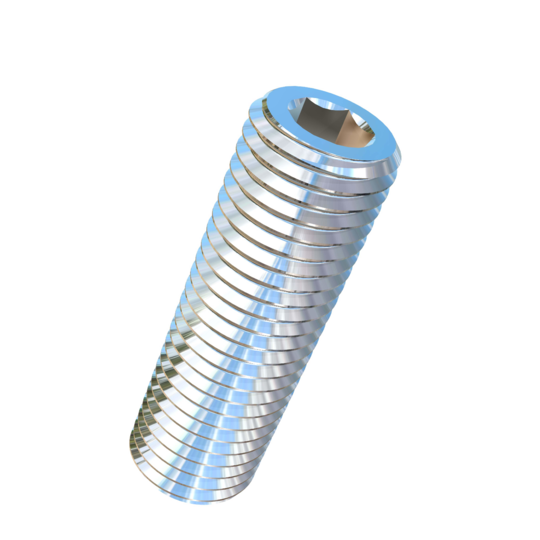 Titanium M16-2 Pitch X 50mm Allied Titanium Set Screw, Socket Drive with Flat Point