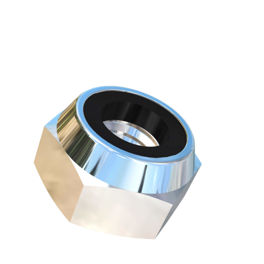 Titanium M6-1 Pitch Allied Titanium Hex Lock Nut, Low Profile