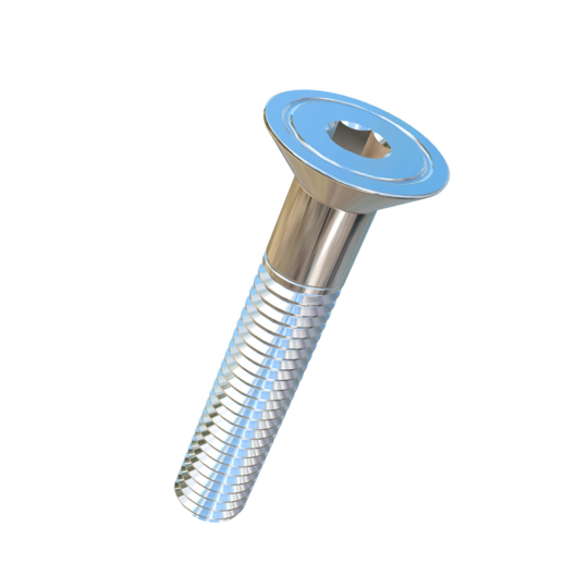 Titanium M6-1 Pitch X 35mm Flat Head Socket Drive Allied Titanium Cap Screw with Nitride Coating