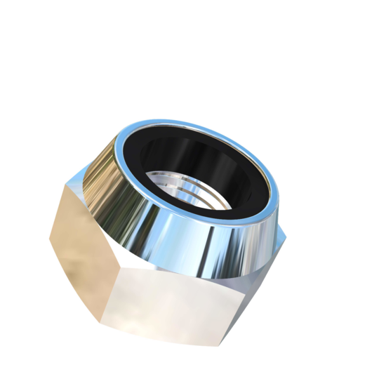 Titanium M7-0.75 Pitch Allied Titanium Hex Lock Nut, Low Profile