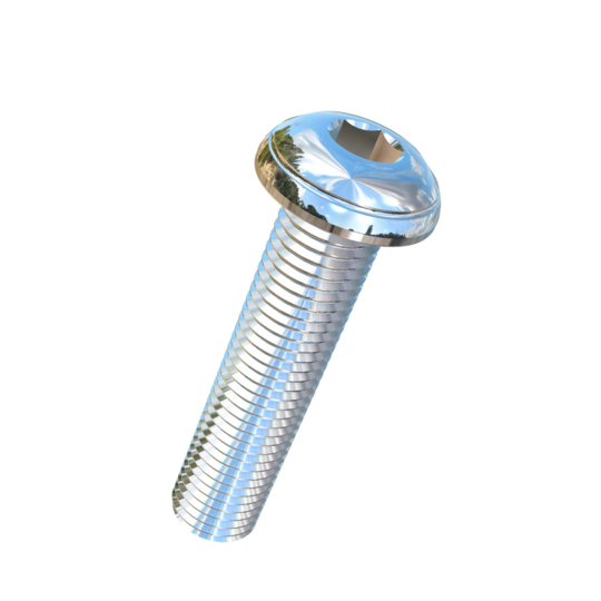 Titanium M8-1 Pitch X 35mm Button Head Socket Drive Allied Titanium Machine Screw