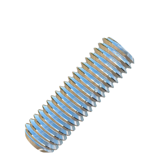 Titanium M8-1.25 Pitch X 25mm Allied Titanium Set Screw, Socket Drive with Flat Point