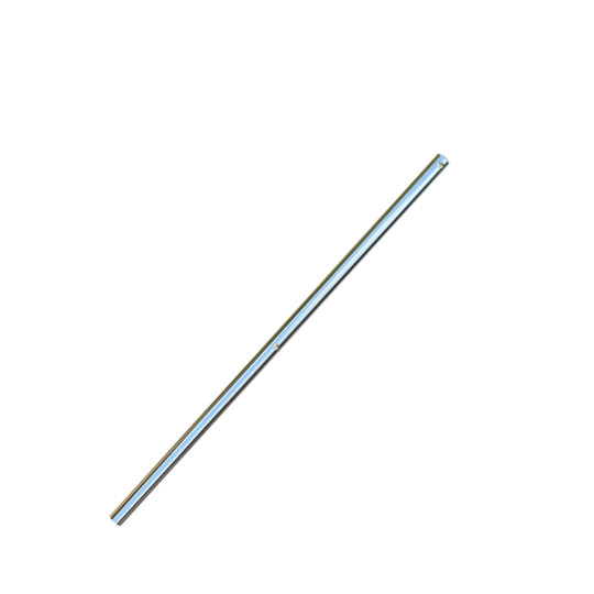 Titanium Stanchion 1 X 0.065 inch wall thickness X 32.4 inch long with 3/8 inch hole in welded on dome top